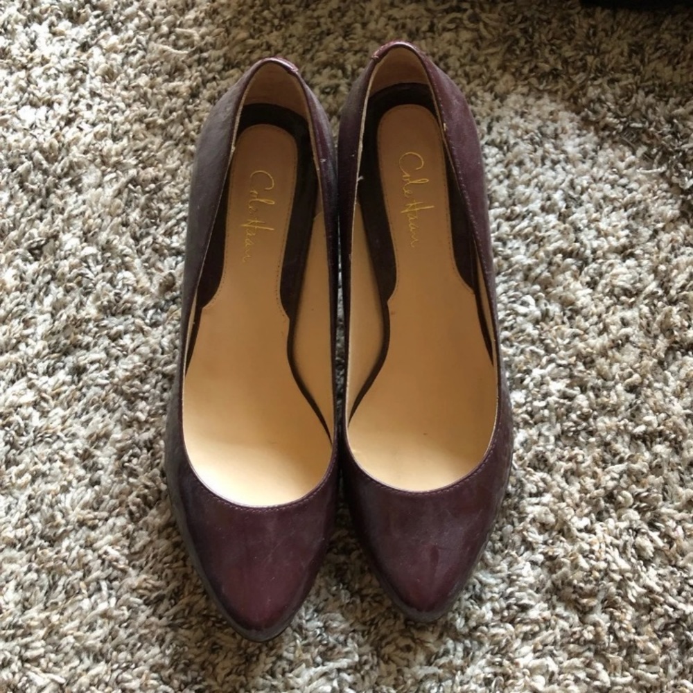Cole Haan Burgundy heels